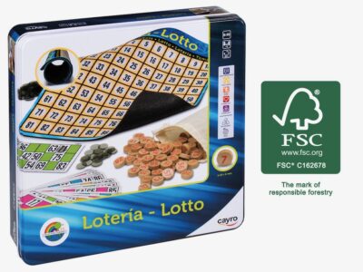 Juego LOTERÍA METAL BOX (Tela y MADERA FSC)
