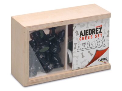Piezas AJEDREZ Nº3 EN CAJA DE MADERA