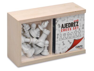 Piezas AJEDREZ Nº4 EN CAJA DE MADERA