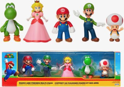 PACK 5 FIGURAS DE 6 CM SUPER MARIO