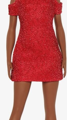 MUÑECA BARBIE FASHIONISTA NEGRA VESTIDO ROJO