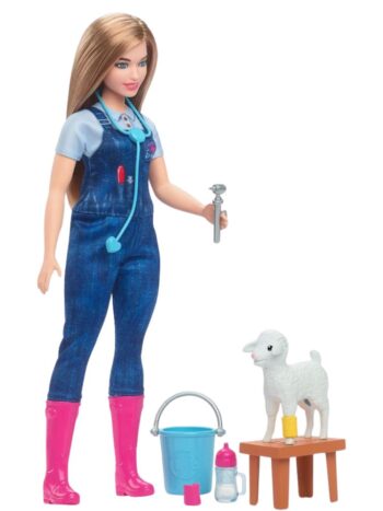 BARBIE TÚ PUEDE SER VETERINARIA DE GRANJA