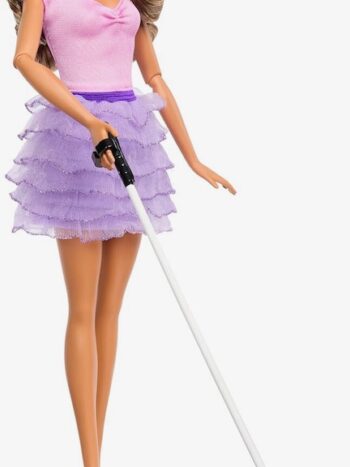 BARBIE FASHIONISTA CIEGA FALDA VOLANTES