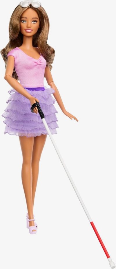 BARBIE FASHIONISTA CIEGA FALDA VOLANTES