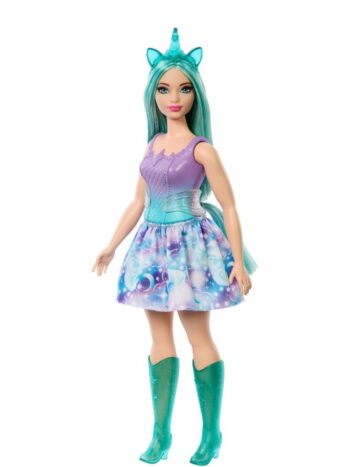BARBIE UNICORNIO PELO DE COLORES