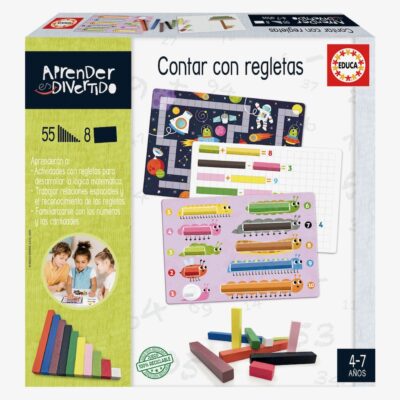 Educa CONTAR CON  REGLETAS