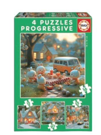 Puzzle CIUDAD DE CONEJITOS 6-9-12-16