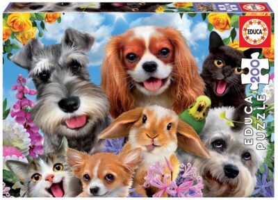 Puzzle SELFIE DE MASCOTAS 200