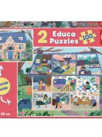 Puzzle CASA "OUTSIDE/INSIDE" 2x100