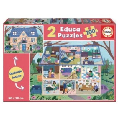 Puzzle CASA "OUTSIDE/INSIDE" 2x100