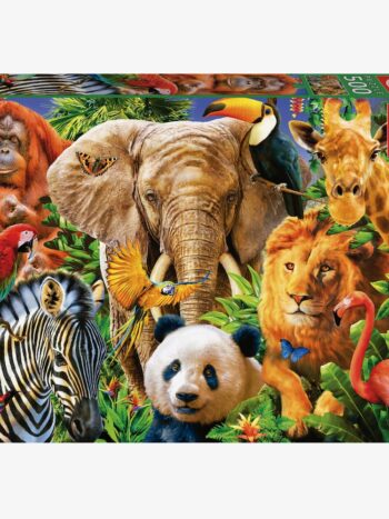 Puzzle COLLAGE DE ANIMALES SALVAJES 500