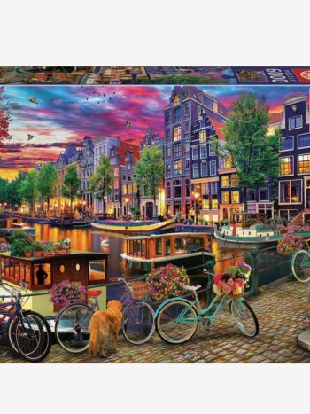 Puzzle BICICLETAS  EN AMSTERDAM 6000