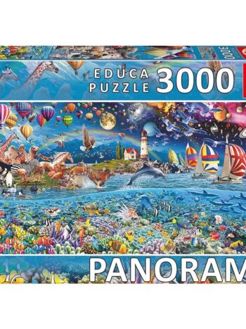 Puzzle VIDA EN LA COSTA 3000 Panorama