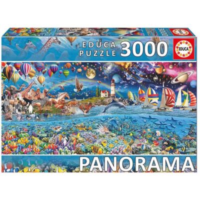 Puzzle VIDA EN LA COSTA 3000 Panorama