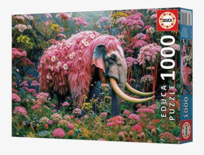 Puzzle ELEFANTE FLORAL 1000
