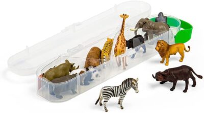 Collecta A1105-C, TUBO DE ANIMALES MINI SALVAJES