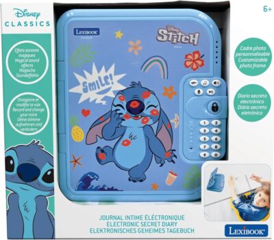 DIARIO SECRETO DE STITCH CON CÓDIGO