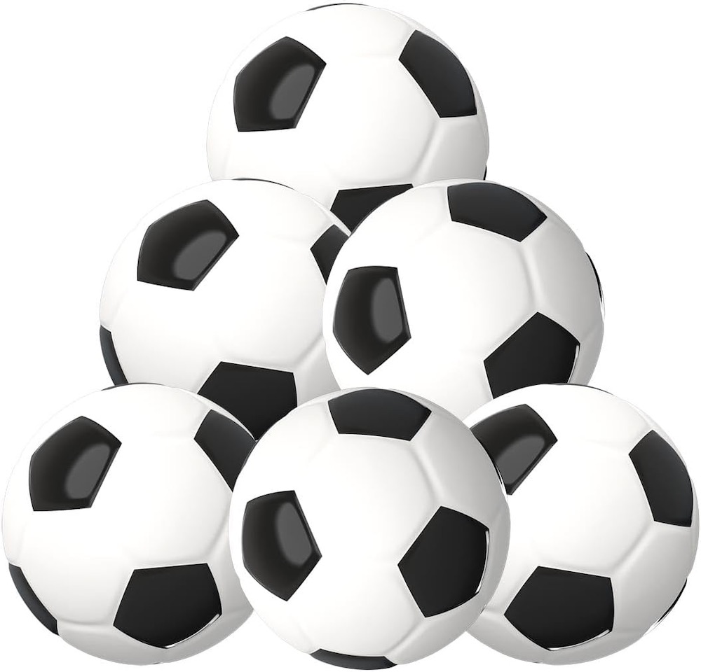 PACK 6 BOLAS FUTBOLÍN 43MM