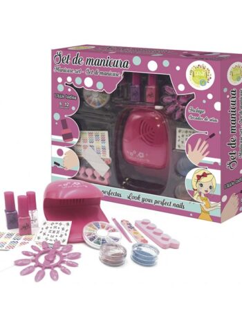 KIT DE MANICURA CON SECADOR DE UÑAS