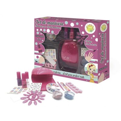 KIT DE MANICURA CON SECADOR DE UÑAS