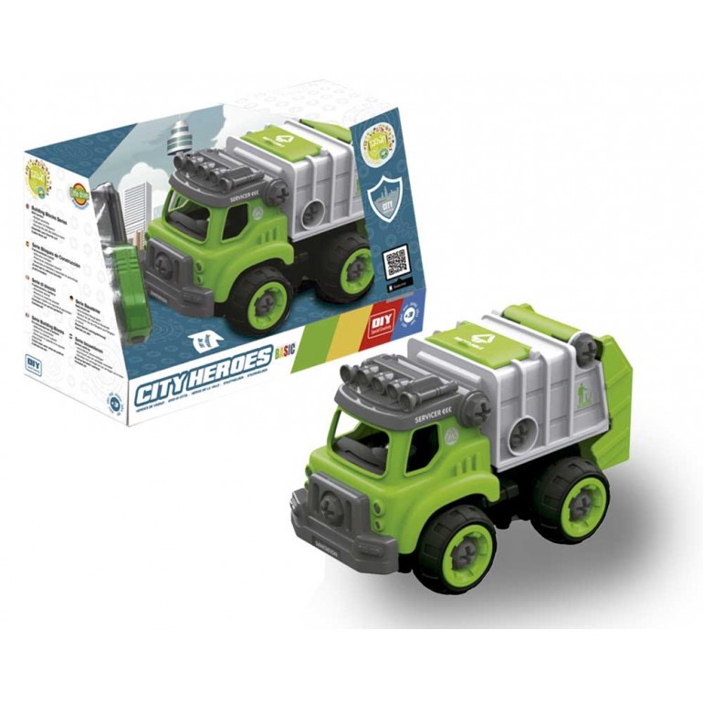 CAMIÓN BASURA SONIDO DESMONTABLE + DESTORNILLA