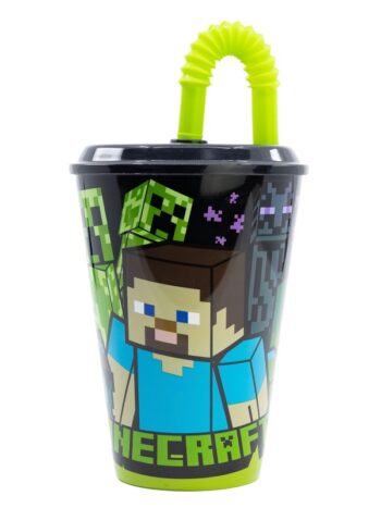 STOR VASO CAÑA EASY 430 ML MINECRAFT