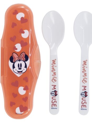 STOR ESTUCHE TODDLER CON 2 CUCHARAS PP MINNIE