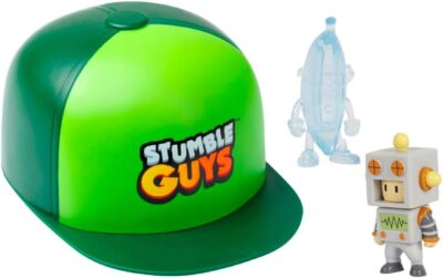 STUMBLE GUYS PACK GORRA CON 2 FIGURAS SORPRESA