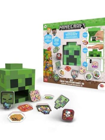 CREA TUS PEGATINAS 3D MINECRAFT