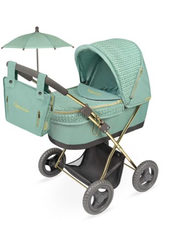 CAPRICCIO, Coche de Muñeca Plegable con Sombrilla