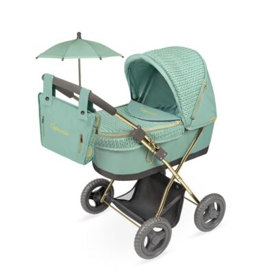 CAPRICCIO, Coche de Muñeca Plegable con Sombrilla