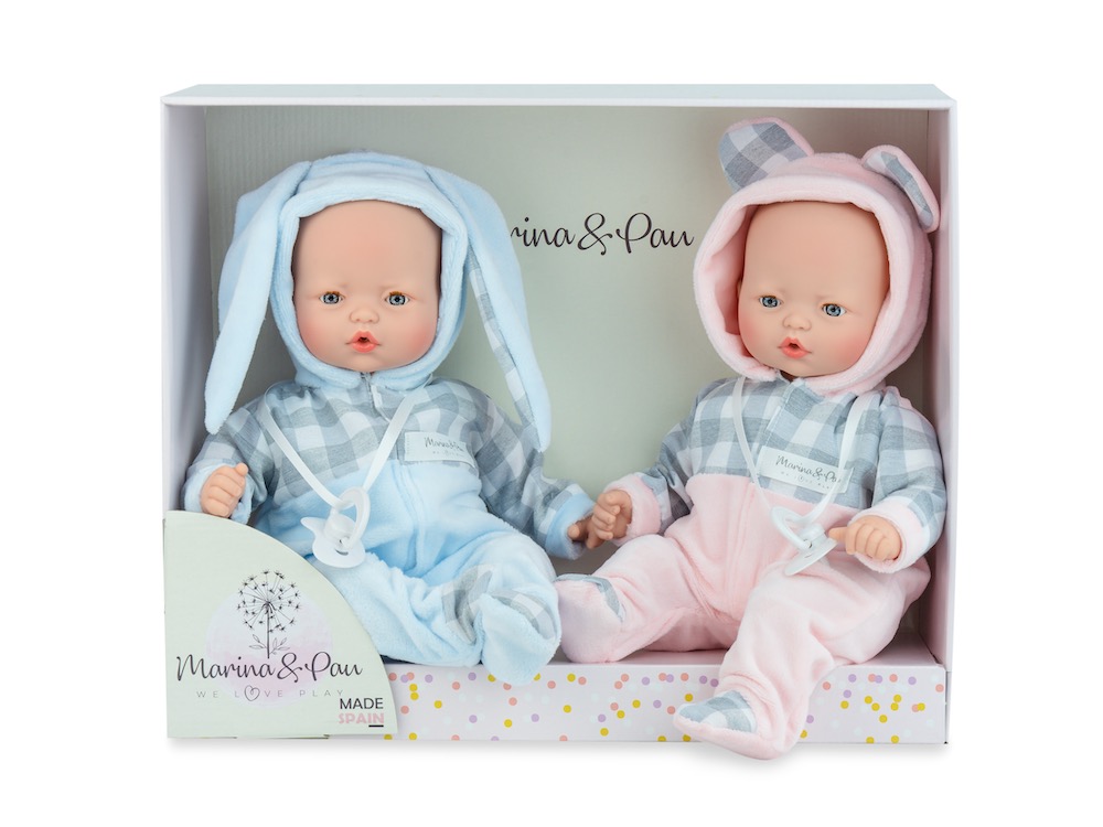 Muñeca PITUS MELLIZOS BABY ANIMALS ESTUCHE