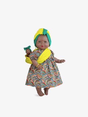 Muñeca KENIA FRUITS 45 cm. BOLSA