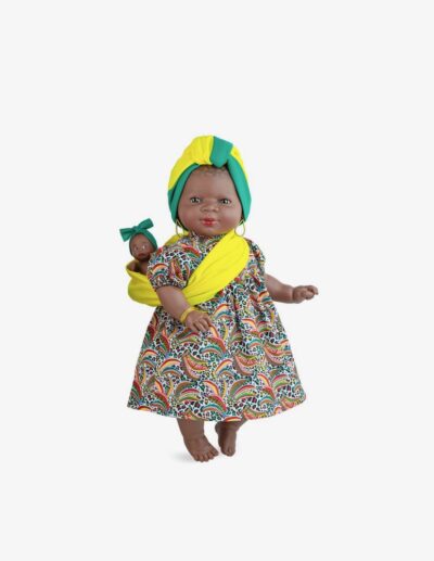 Muñeca KENIA FRUITS 45 cm. BOLSA