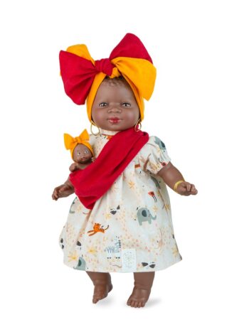 Muñeca KENIA JUNGLE 45 cm. BOLSA
