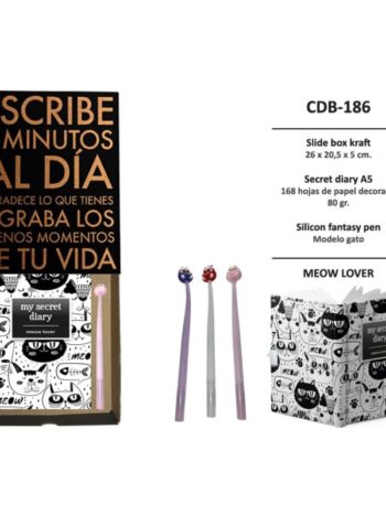 ESTUCHE DIARIO Meow Lover