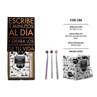 ESTUCHE DIARIO Meow Lover