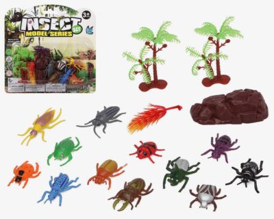 SET INSECTOS 20X19cm.
