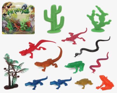 SET REPTILES 20X20X2.5cm.