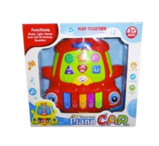 TECLADO INFANTIL CON LUCES Y SONIDOS DE ANIMALES