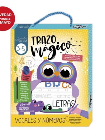 CALIGRAFIA EN RELIEVE ESTUCHE - VOCALES Y NUMEROS
