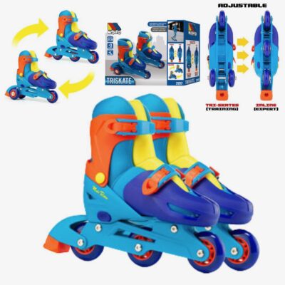 PATIN EN LINEA CONVERTIBLE AZUL