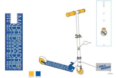 PATINETE ALUMINIO - REAL MADRID