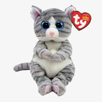 Ty B.BELLIES, Gato Gris MITZI 15CM