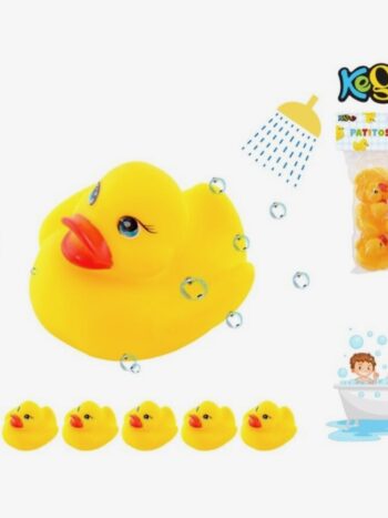 Set 6 Pzas. BAÑO PATITOS 8CM. DIDÁCTICO