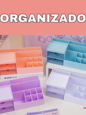 ORGANIZADOR SOBREMESA HORIZONTAL 2 Cajones