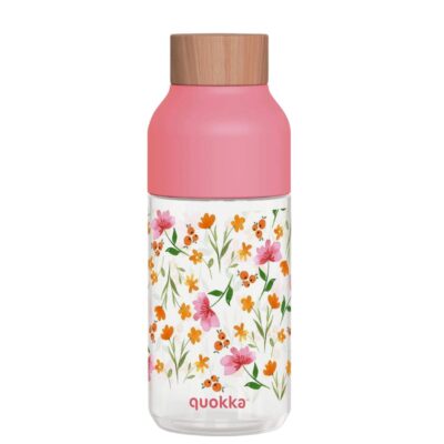 BOTELLA ECOZEN ICE PINK FLOWERS 570 ML