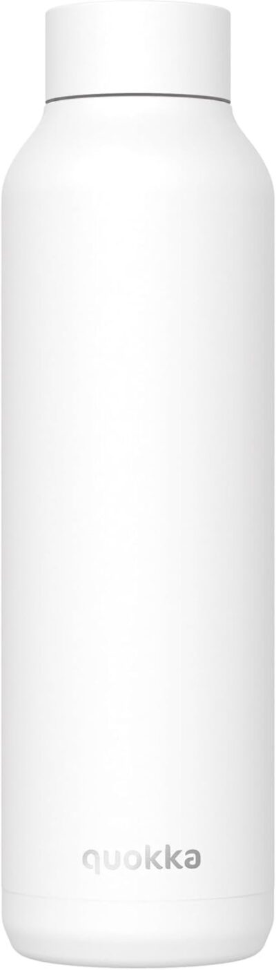 BOTELLA TERMO ACERO INOXIDABLE SOLID WHITE 850 ML