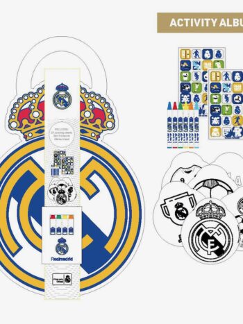 ALBUM ACTIVIDADES COLOREABLE Real Madrid