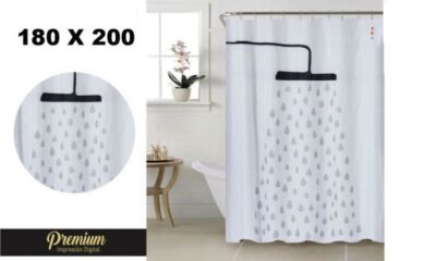 CORTINA de BAÑO DOUCHE 180X200 cm.